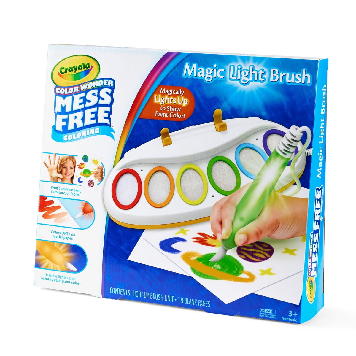 Set De Pintura Crayola Color Wonder Magic Light Brush