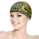 thumbnail image 5 of Leo Gorro de Natación de Licra, Gorro de Baño de Tela Cómoda, Gorro Elástico Antideslizante para Hombres, Mujeres y Niños, 5 of 6