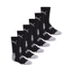 thumbnail image 1 of Pack de 6 calcetines PUMA Cut Crew para niños, negro/gris, 7-8.5 US, 1 of 3