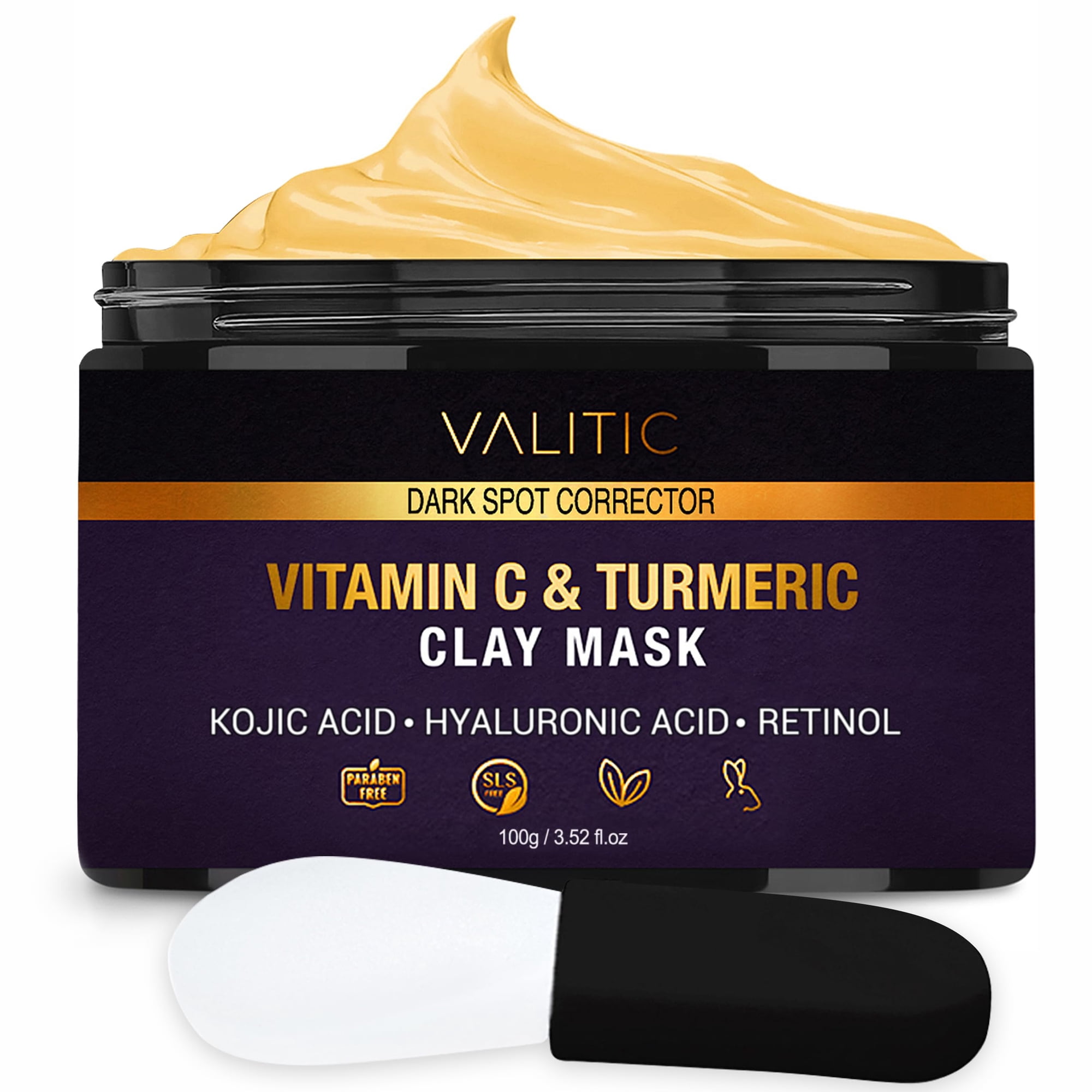 Mascarilla De Arcilla Valitic Vitamina C Y Cúrcuma Dark Spot 100 G