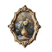 Magideal - Colecciones De Decoración De Marcos De Fotos Soporte De Exhibición De Imágenes Marco De Fotos De Resina Para Sala De Estar Dormitorio Oficina Interior