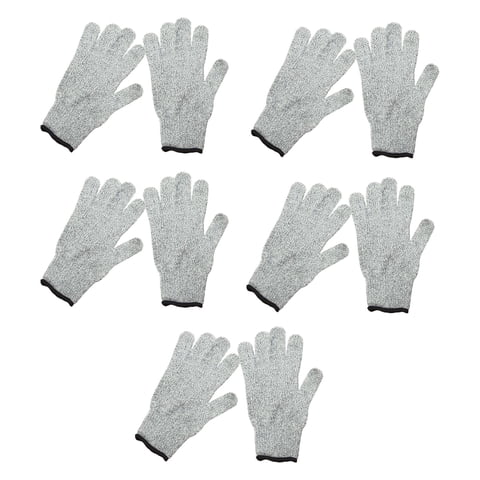 Ioensy - Guantes Resistentes A Cortes Trabajo Agrícola Resistente A Arañazos Espesar Guantes Anticorte M