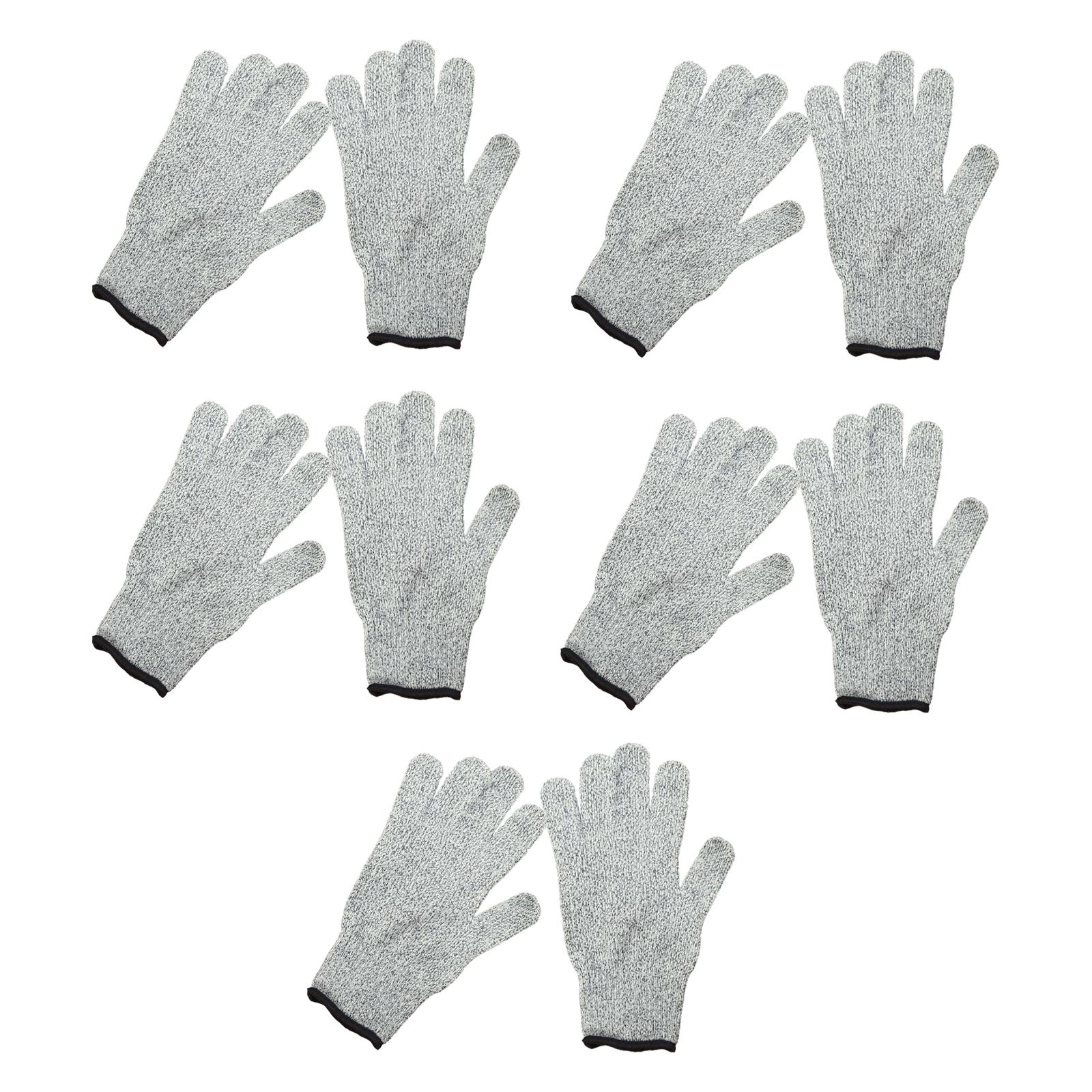 Ioensy - Guantes Resistentes A Cortes Trabajo Agrícola Resistente A Arañazos Espesar Guantes Anticorte L