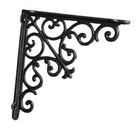 Bothyi - Soporte De Estante Decorativo Para El Hogar De Hierro Con Tornillos Soporte De Estante De Pared De Montaje En Pared L