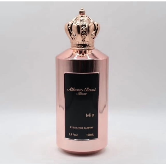 Perfume Alberto Rossi Milano Mia 100 ml Frasco Oro Rosa