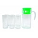 thumbnail image 2 of Jarra con vasos Jarro pack 7 piezas vidrio 1.8 litros verde, 2 of 2