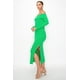 thumbnail image 3 of Vestido Midi De Canalé Con Hombros Descubiertos, 3 of 5