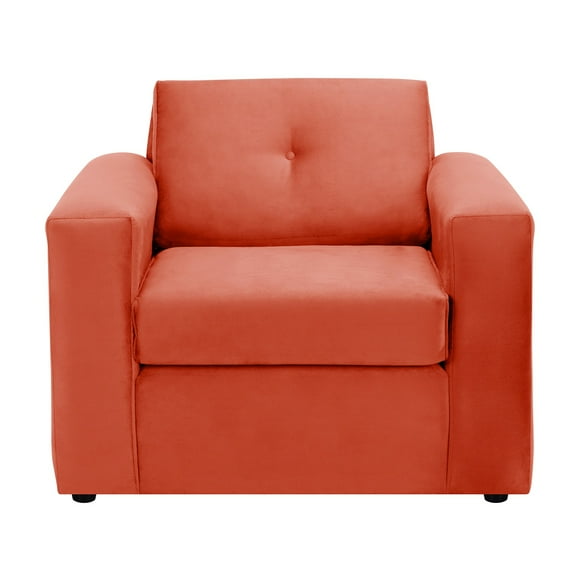 Sofa Vivo 1c Felpa 30 Naranja