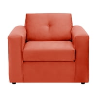Bodevir - Sofa Vivo 1C Felpa 30 Naranja