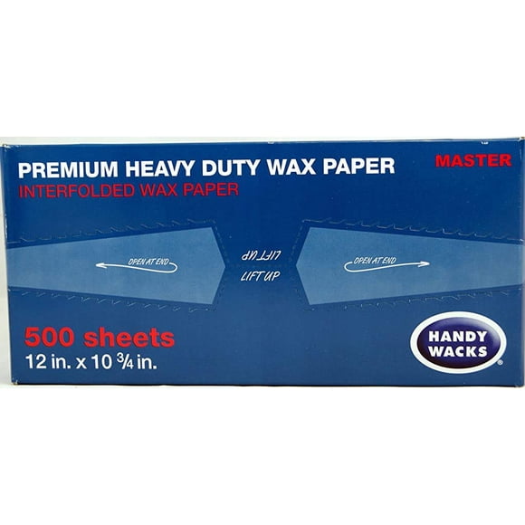 Papel encerado Handy Wacks Premium, resistente, 12 x 27 cm, 500 hojas