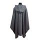 thumbnail image 3 of Poncho Capucha 100% Lana - Largo - Negro Blanco, 3 of 5