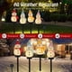 thumbnail image 4 of Luces solares para decoración navideña Lewondr Snowman, 4 unidades, 4 of 8