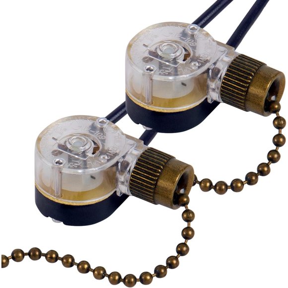 Interruptor para ventilador Zing Ear ZE109, 2 unidades, 3 A, 250 V