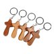 thumbnail image 4 of 5 Unids Bolsillos Cruz Llavero Llaveros De Regalo De Madera Para Oraciones Cristianas Unisex B, 4 of 5