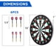 thumbnail image 3 of Set de juego de dardos GSE Games & Sports Expert 18x1 con 6 dardos, 3 of 6