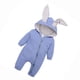 thumbnail image 5 of Algodón Big Ear Bunny Zipper Jumpsuit Trajes Ropa De Escalada Azul 80, 5 of 5