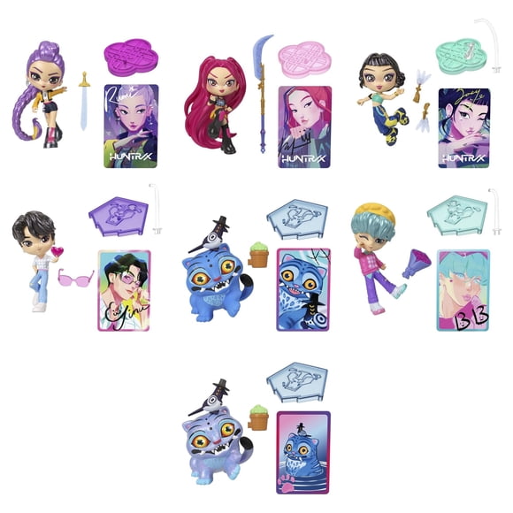 K-Pop Demon Hunters Pack Fans 1u, surtido