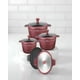 thumbnail image 4 of Set De Ollas De Cocina 7 Piezas Morado, 4 of 5