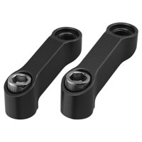 Ioensy - Adaptadores Extensores De Espejo De Motocicleta, Reemplazos De Aleación De Aluminio Para Yamaha Black