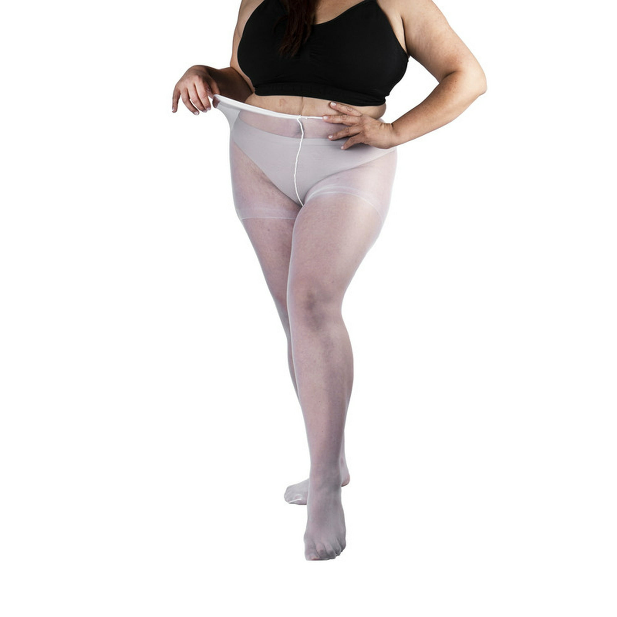 Ingesa - Panty Nylon 18 Denier Xxl Blanco