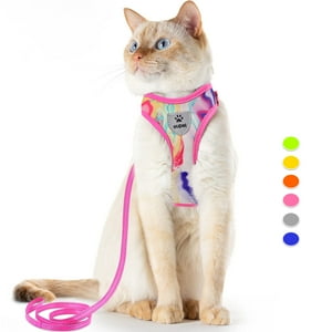 Supet - Conjunto De Arnés Y Correa Para Gatos, Chaleco Antiescape Superelegante