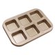 thumbnail image 2 of Brownie Bar Sartén Antiadherente 6 Cavidades Sartén Cuadrada Para Pan Utensilios De Cocina Para Hornear, 2 of 5