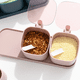 thumbnail image 4 of Juego de 3 azucareros con cucharas y tapas. Contenedores de alta capacidad para especias y condimentos. Tarro de cristal para especias, ideal para el hogar, la cocina y la cafetería., 4 of 5