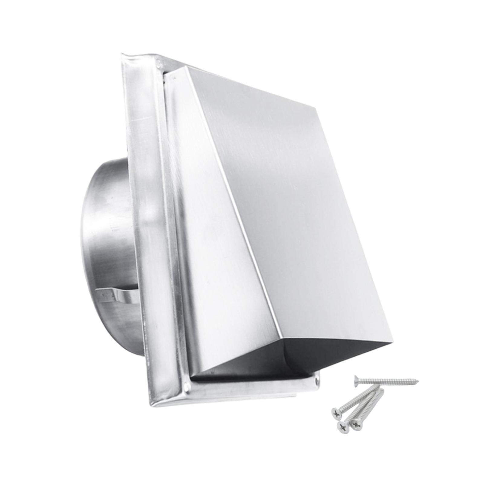 Magideal - Cubierta De Ventilación Para Secadora, Ventilación De Pared, Diseño Inclinado De 45 Degree, Cubierta De Ventilación De Aire Con Capucha, Cubierta De Ventil 184 Cm X 12 Cm X 51 Cm