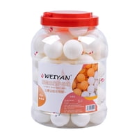 Magideal - 60 Piezas De Pelotas De Ping Pong Resistentes Y De Alto Rendimiento Para Juegos De Tenis De Mesa Blanco