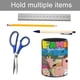 thumbnail image 5 of Padre de Familia-theme Cylinder Pen Holder Pencil Organizer with Flannel Lining PVC Leather Material Cardboard Base for study work 10*8CM, 5 of 6