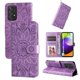 thumbnail image 4 of Funda tipo cartera FOXDOCK para Samsung Galaxy A52 , diseño girasol en relieve, cuero PU, cierre magnético, soporte y tarjetero, 4 of 5