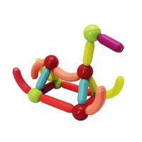 Magnescape - Bastones Magnéticos De Construcción 62 Piezas - Libre De Plomo