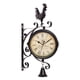 thumbnail image 5 of Reloj De Pared De Doble Cara Reloj De Estación Vintage Redondo Decoración Números Romanos, 5 of 5