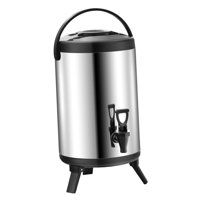 Bothyi - Barril De Té Aislado De Pared Doble Grueso, Cubo Para Té Con Leche Para Fiestas En Casa, 10 L