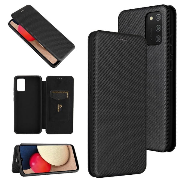Funda Flip para FOXDOCK Samsung Galaxy A03S - Funda magnética de negocios, funda protectora delgada