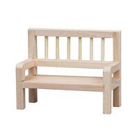 Bothyi - Accesorios Para Casa De Muñecas, Banco De Parque De Casa De Muñecas A Escala 1/12, Para Escena De Vida Diorama