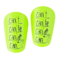 Magideal - 2 Espinilleras De Fútbol, Espinilleras De Entrenamiento De Fútbol, Equipo Protector Ligero, Protección Cómoda Para Las Piernas Para Partidos De Fútbol Verde 8Cmx5Cm