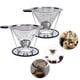 thumbnail image 4 of Filtro de café reutilizable, soporte de acero inoxidable, cestas de embudo de malla metálica, filtros de café de goteo, gotero, taza de filtro de café de goteo, 4 of 5