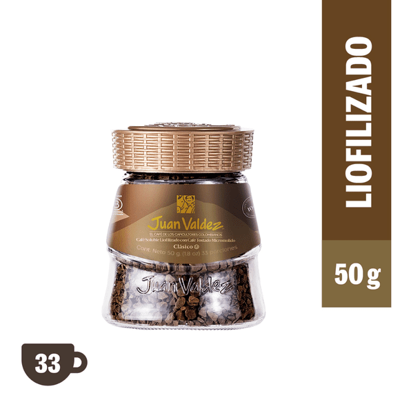 CAFE JUAN VALDEZ LIOFILIZADO 50G