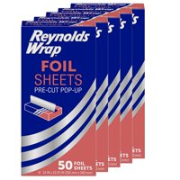 Láminas De Papel De Aluminio Reynolds Wrap Precortadas, 14 X 26 Cm, 250 Ml