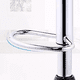 thumbnail image 4 of "Silla Bar Belug Pisos Altura Regulable Taburete Con Respaldo Cromado Negro ", 4 of 5