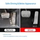 thumbnail image 5 of Juego de fundas para pedales de coche Zoomto, aluminio antideslizante, para Mercedes-Benz, 5 of 7