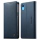 thumbnail image 1 of Funda Billetera de Cuero para [iPhone XR], Bloqueo RFID, Tarjetas y Soporte Azul, 1 of 5