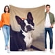 thumbnail image 1 of Terrier Boston anti-pilling, suave, ligera, esponjosa y acogedora de lujo para hogar y cocina – Perfecta para niños y adultos,150X130cm, 1 of 6