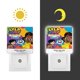 thumbnail image 3 of Lyla en el Bucle Luz nocturna LED con sensor de anochecer a amanecer para dormitorio, baño, pasillo, escaleras - Lámpara LED nocturna de enchufe, 0.5W - 1 pieza, 3 of 6