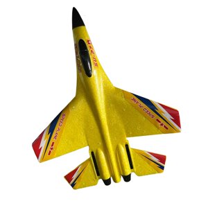 Magideal - Rc Avión De Ala Fija Avión Juguetes Voladores Al Aire Libre Avión De Control De Radio Planeador Avión Rc Para Adultos Principiantes Regalos De , Amarillo