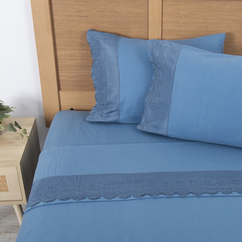 Mashini - Sabana Polar Lisa Broderie 2 P Azul