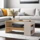 thumbnail image 2 of Mesa Centro 42X91X45 Cm Beige Y Café Claro, 2 of 3