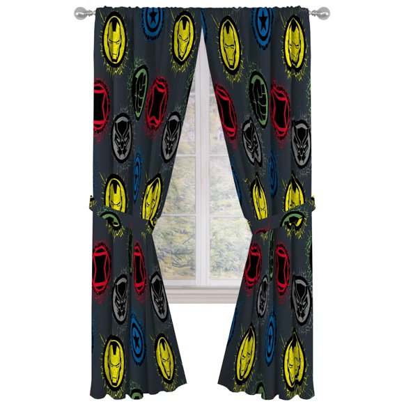 Cortinas Jay Franco 107 cm Gris Marvel Comics (2 unidades)