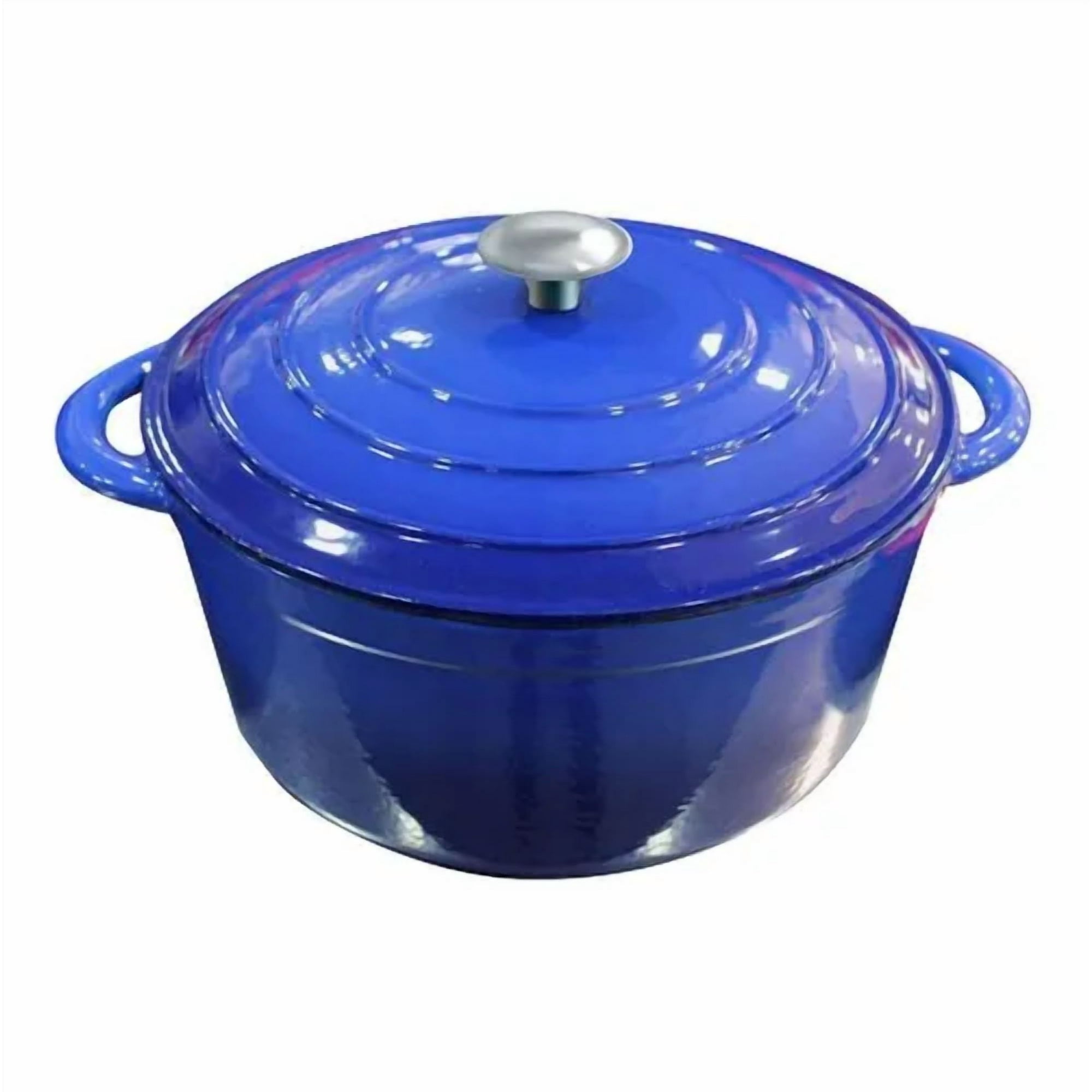 Genérico - Olla Hierro Redonda 36x29x12.5 Cm. Azul